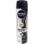 Nivea A/P Spray For Men Invisible Black & White 150Ml