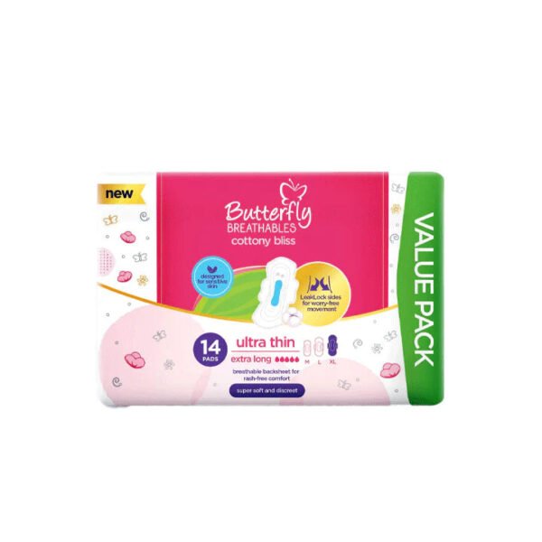 Butterfly - Ultra Breathable Value Pack - Extra Long (14S)