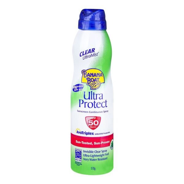 Banana Boat Ultra Protect Sunscreen Continuous Spray Spf 50 Pa+++ 170G