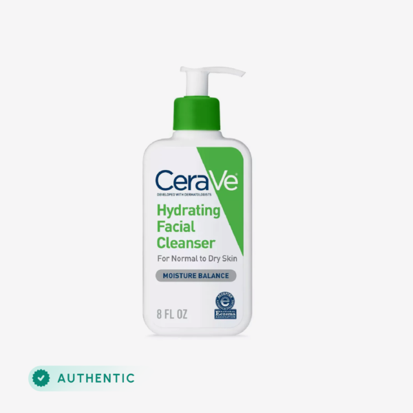 Cerave Hydrating Facial Cleanser Normal To Dry Skin 8Oz/237Ml