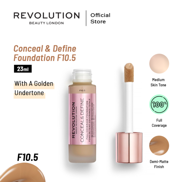 Makeup Revolution Conceal & Define Foundation F10