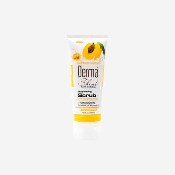 Derma Shine Gently Exfoliating Brightening Scrub Apricot 200Gm