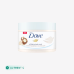 Dove Body Scrub Crushed Macadamia & Rice Milk Scent 225Ml