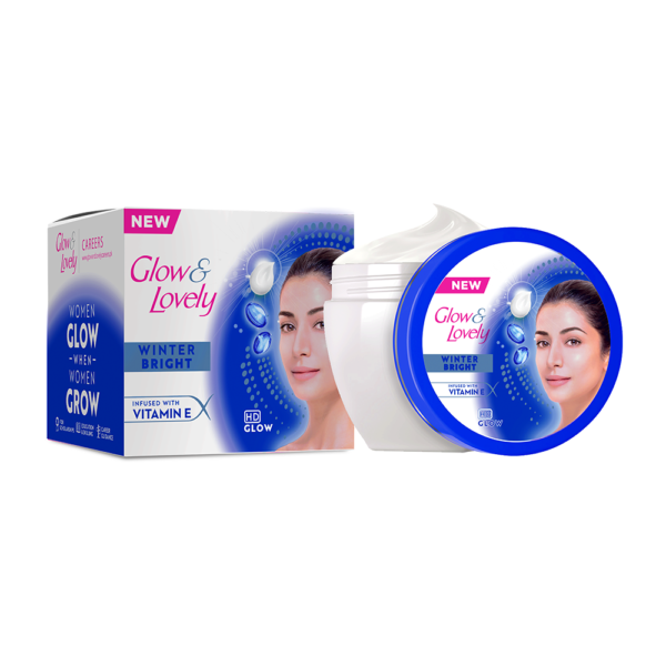 Glow & Lovely HD Glow Winter Bright Cream (Jar) 62Ml