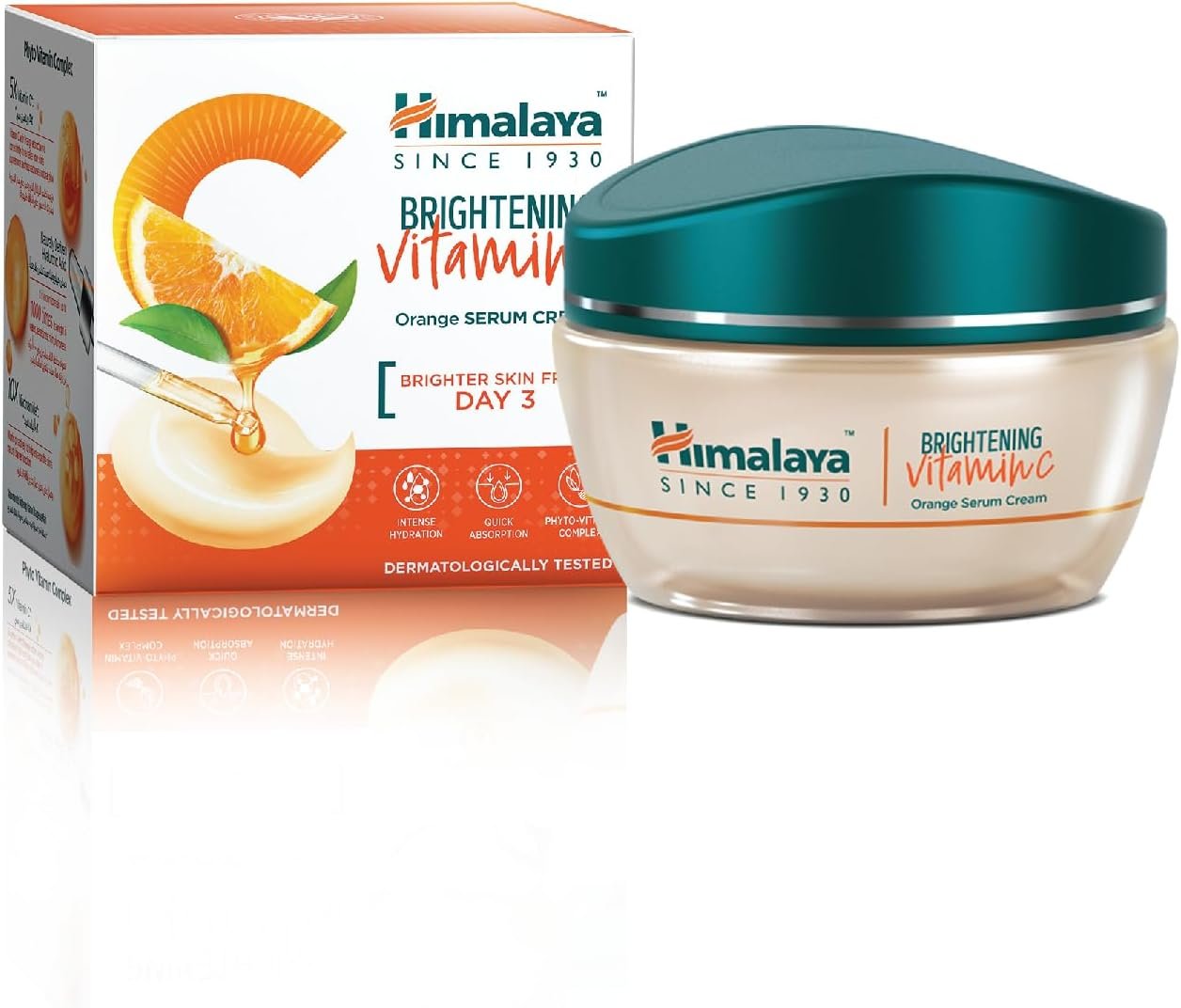 HimalayaBrighteningVitaminCOrangeFaceCream50G.jpg Himalaya Brightening Vitamin C Orange Face Cream 50G - Image 1