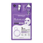Bioaqua - Hyaluronic Acid 3 Step Moisturizing Facial Mask - 25Ml