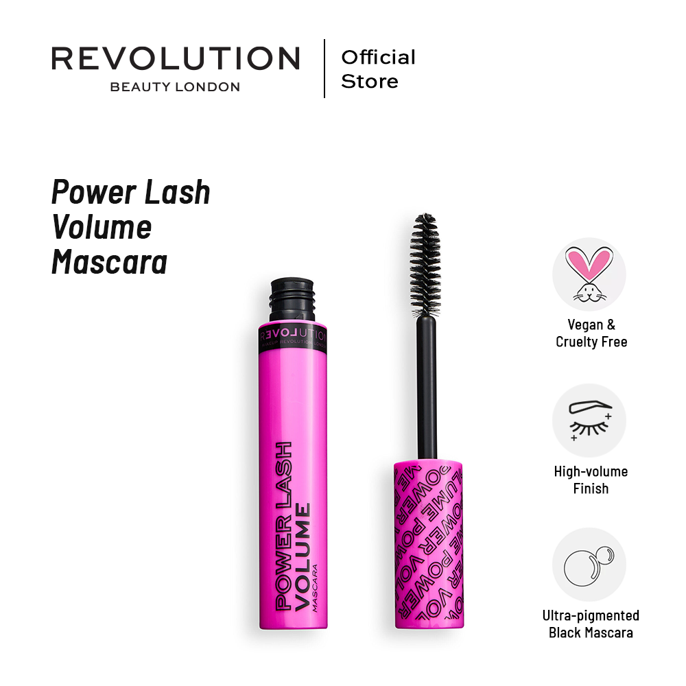 PowerLashVolumeMascara_83b48b60-d5a2-4a0d-81dd-7a1845771dd7.png Relove By Revolution Power Lash Volume Mascara - Image 1