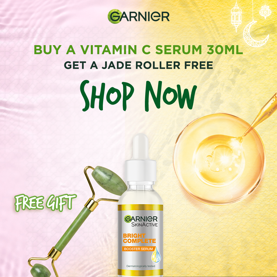 Reset-and-C_Convo-SQ-2_1.png Garnier Skin Active Bright Complete Vitamin C Booster Serum 30 Ml - Contains Niacinamide - Image 1