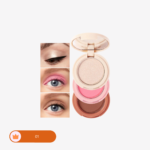 Facial Beauty - Hudamoji 3 In 1 Blusher & Highlighter 01