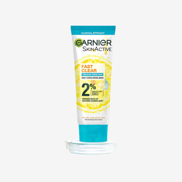 Garnier Fast Clear Facewash For Acne Prone Skin 100ml