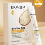 Bioaqua Rice Raw Pulp Hair Mask 10Gx20Pcs