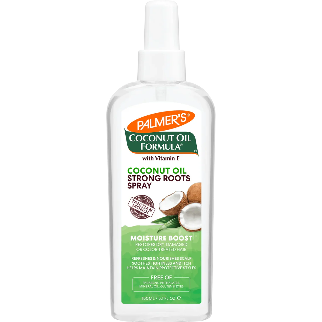 3510-6NFront.png Palmer's - Coconut Oil Strong Roots Spray - 150Ml - Image 1