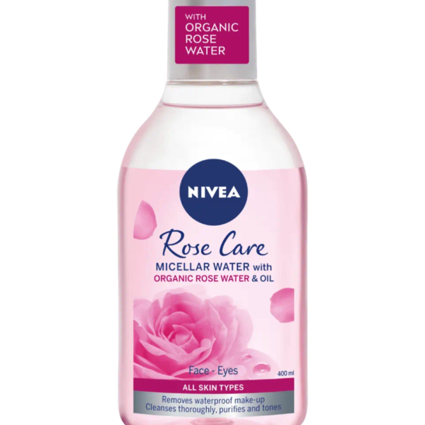 Nivea - Micellar Water Rose Care Organic Rose Water & Oil - 400Ml