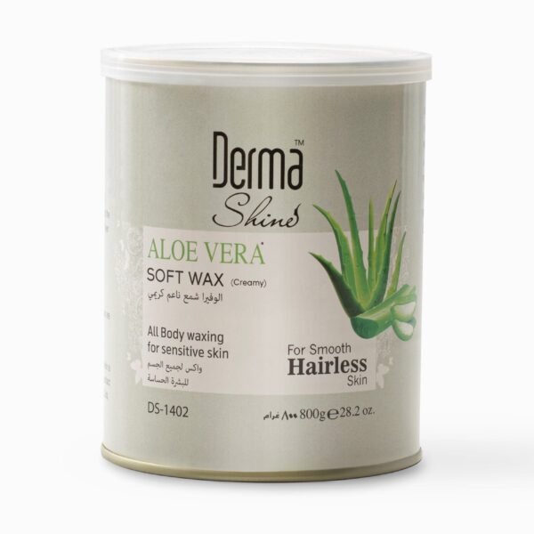 Derma Shine Aleo Vera Soft Wax (Creamy) 800G