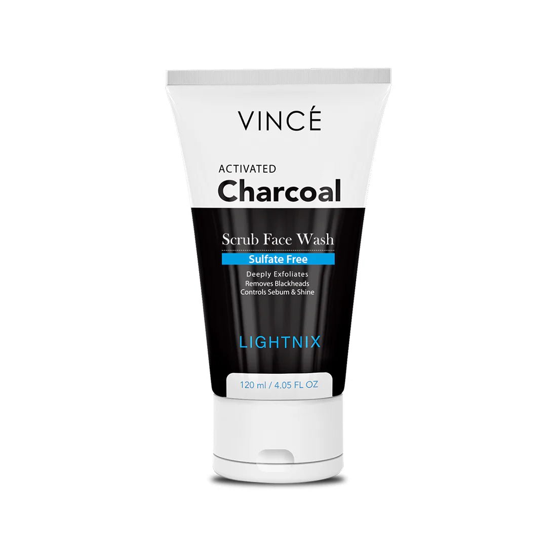 6_20fc9ca2-54c8-476c-af86-d3005d33185d.jpg Vince - Activated Charcoal Scrub Face Wash (Women) - 120Ml - Image 1