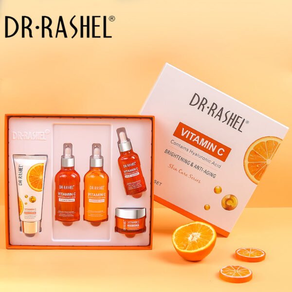 Dr Rashel Vitamin C Brightening & Anti Aging 5 Piece Kit Set