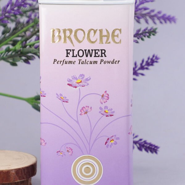 Broche - Flower Talcum Powder 125gm