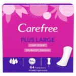 Care Free Liners Plus Large Light Scent 64'S