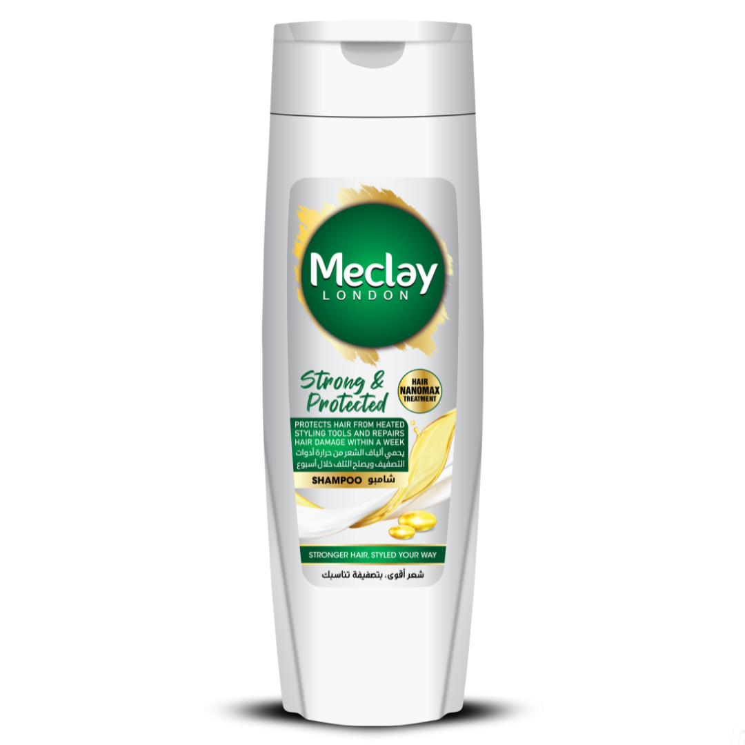 MeclayLondonStrongandProtectedShampoo360ml_Front.png Meclay London - Strong & Protected Shampoo - 360ml - Image 1