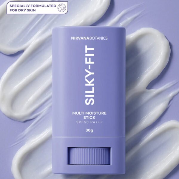 Nirvana Botanics - Silky Fit Moisturiser Stick SPF 50+++ - FOR DRY SKIN