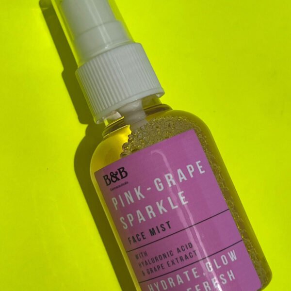 B&B Derma - Pink Grape Sparkle-Pink Grape Sparkle Face Mist  On The Go 50 Ml