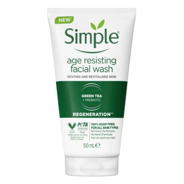 Simple Face Wash Age Resisting Regeneration Wash 150Ml