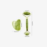 Facial Beauty - Pack Of Jade Face Roller & Gua Sha