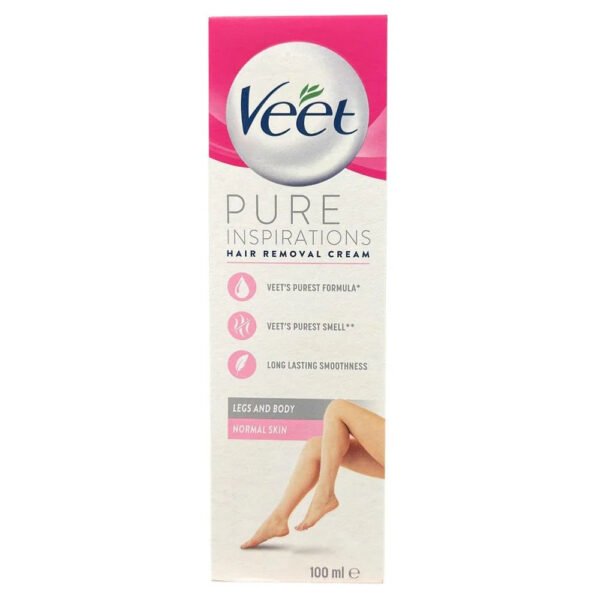 Veet - Pure Inspiration Hair Removal Cream Normal Skin Body & Legs - 100Ml