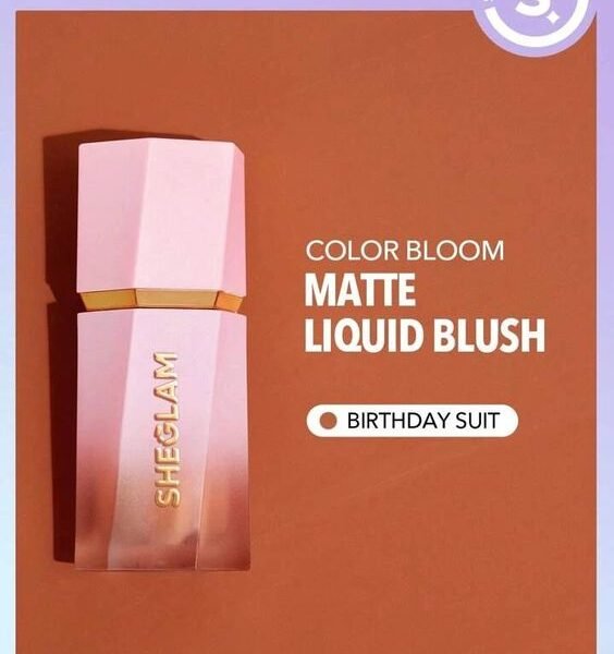Shein Sheglam Color Bloom Dayglow Liquid Blush - Birthday Suit